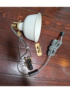 IKEA RANARP Wall/Clamp Spotlight Sconce White/Gold